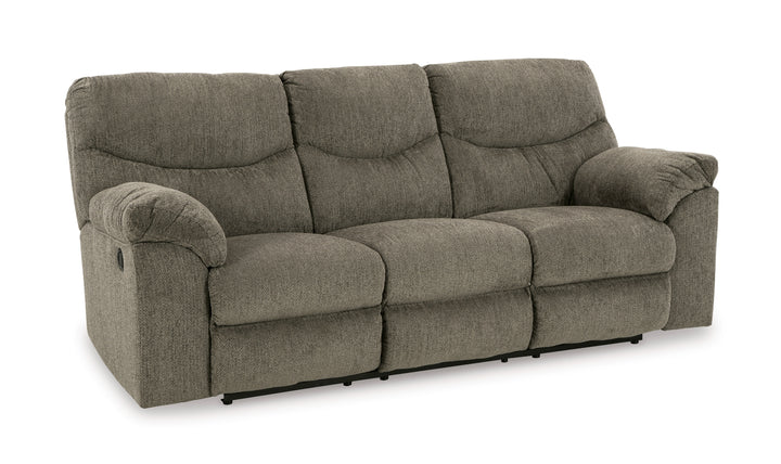 Modern Heritage Alphons 3-Seater Pull-Tab Fabric Reclining Motion Sofa-Jennifer Furniture