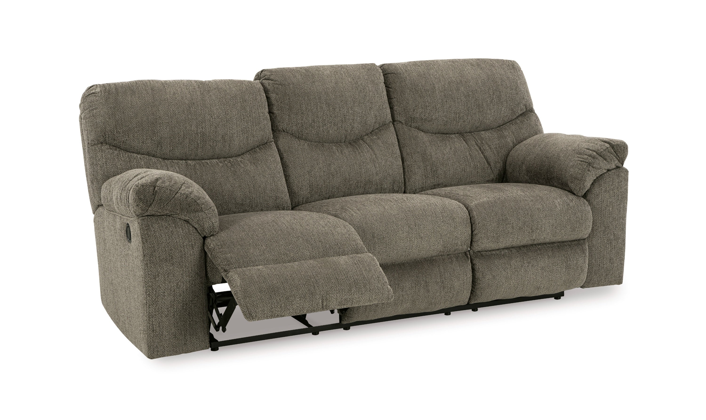 Modern Heritage Alphons 3-Seater Pull-Tab Fabric Reclining Motion Sofa-Jennifer Furniture