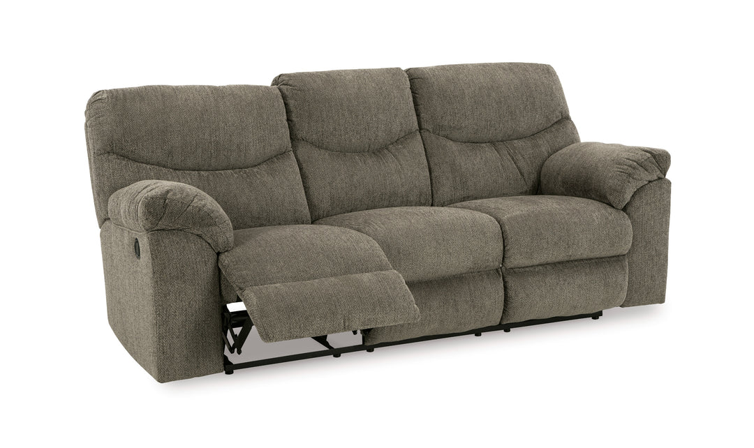 Modern Heritage Alphons 3-Seater Pull-Tab Fabric Reclining Motion Sofa-Jennifer Furniture