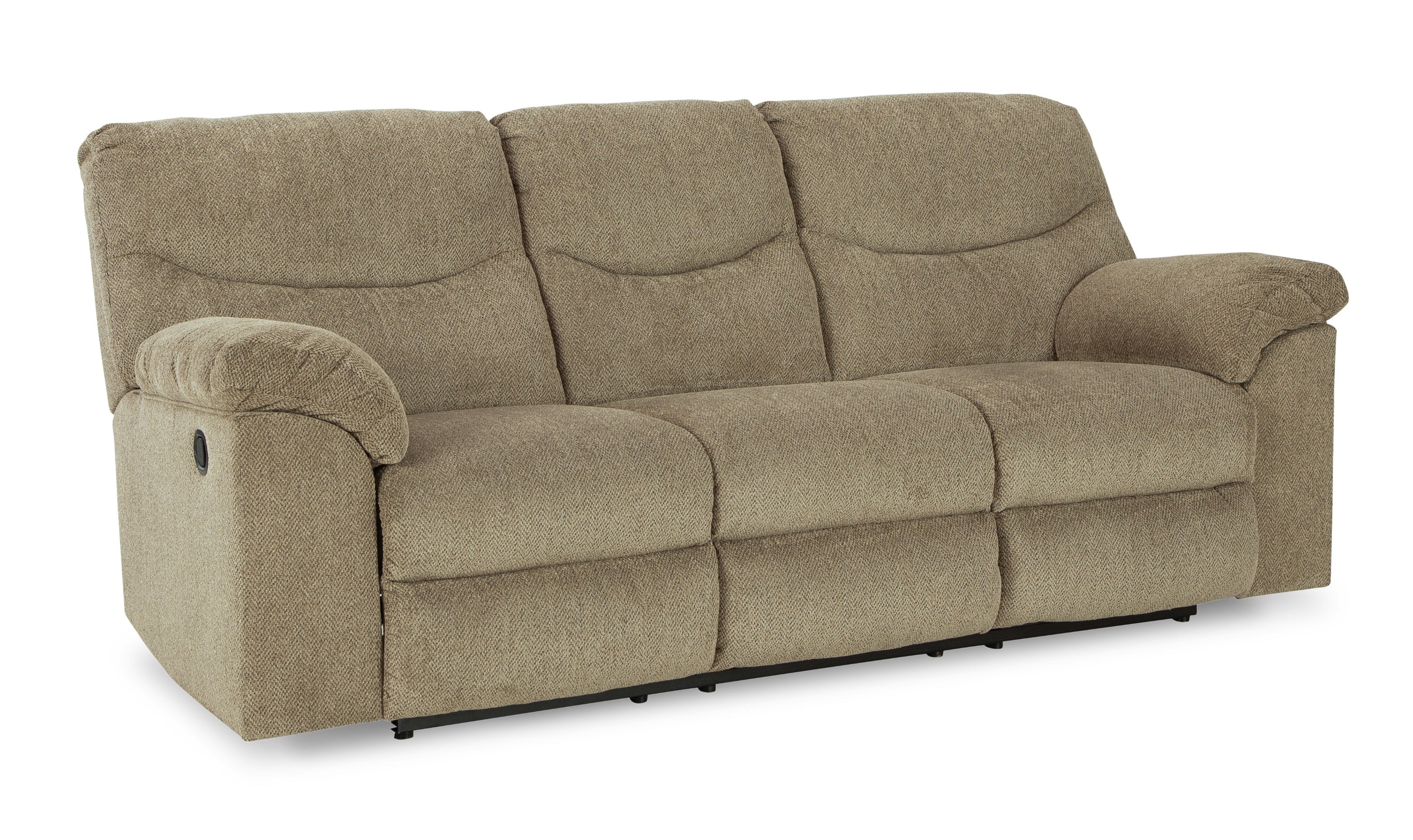 Modern Heritage Alphons 3-Seater Pull-Tab Fabric Reclining Motion Sofa-Jennifer Furniture
