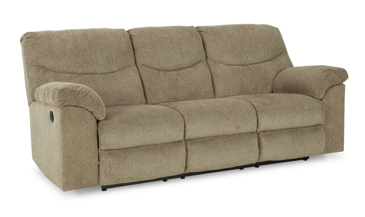 Modern Heritage Alphons 3-Seater Pull-Tab Fabric Reclining Motion Sofa-Jennifer Furniture