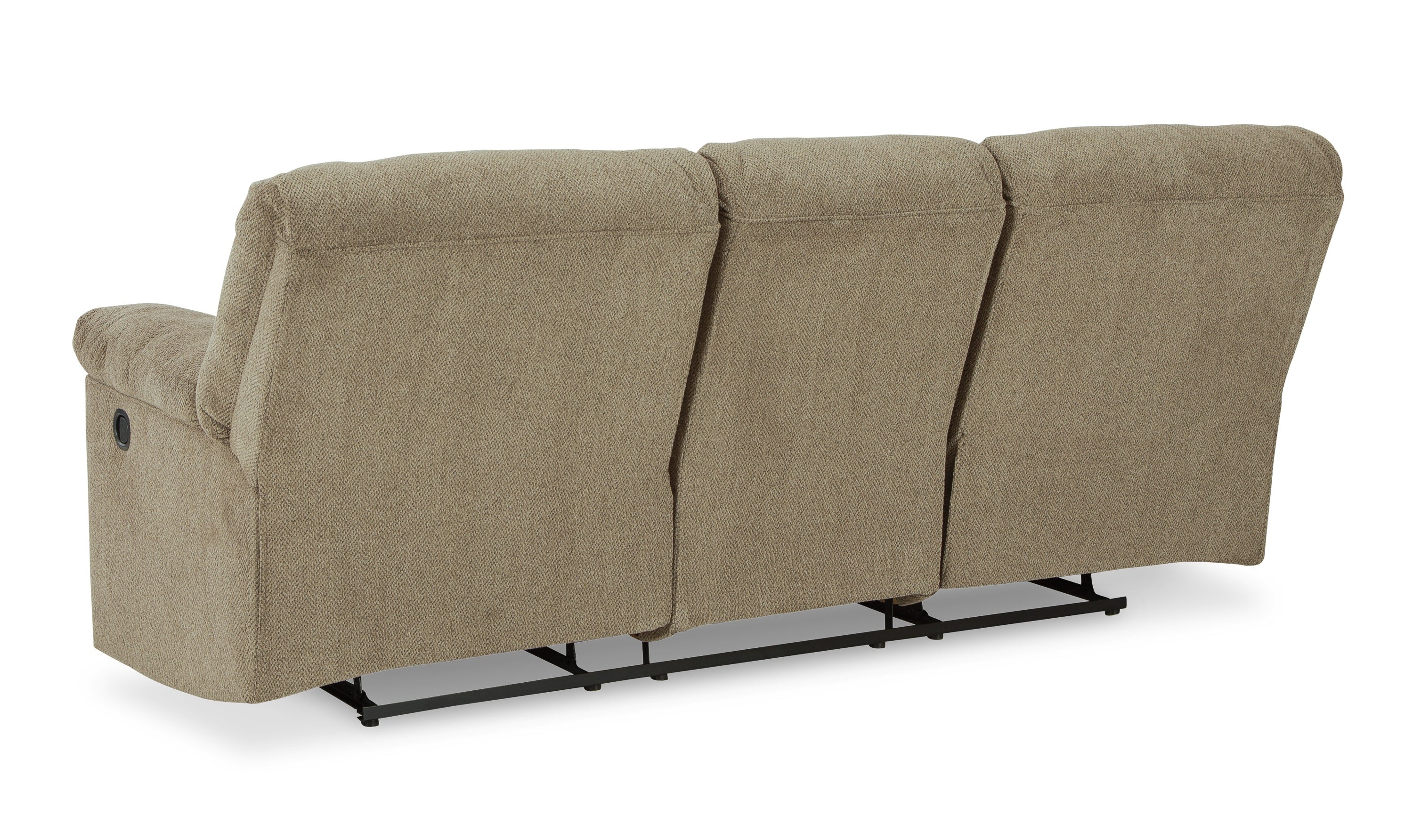 Modern Heritage Alphons 3-Seater Pull-Tab Fabric Reclining Motion Sofa-Jennifer Furniture