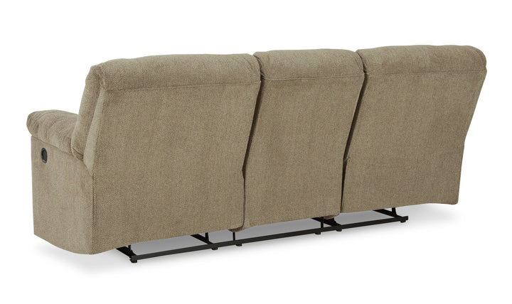 Modern Heritage Alphons 3-Seater Pull-Tab Fabric Reclining Motion Sofa-Jennifer Furniture
