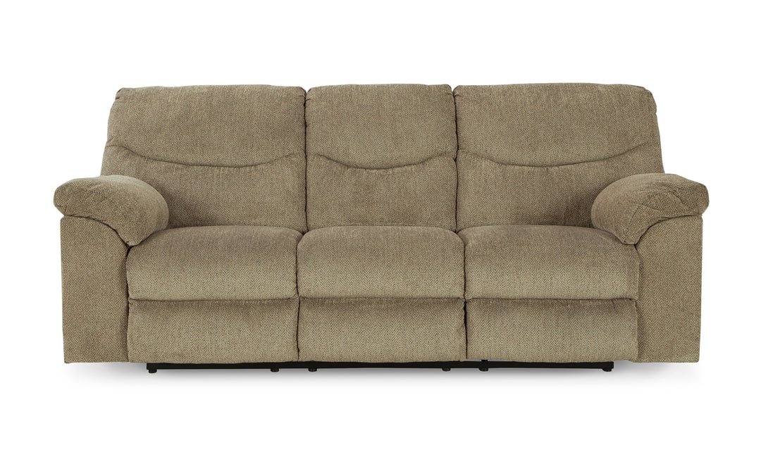 Modern Heritage Alphons 3-Seater Pull-Tab Fabric Reclining Motion Sofa-Jennifer Furniture
