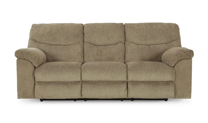 Modern Heritage Alphons 3-Seater Pull-Tab Fabric Reclining Motion Sofa-Jennifer Furniture