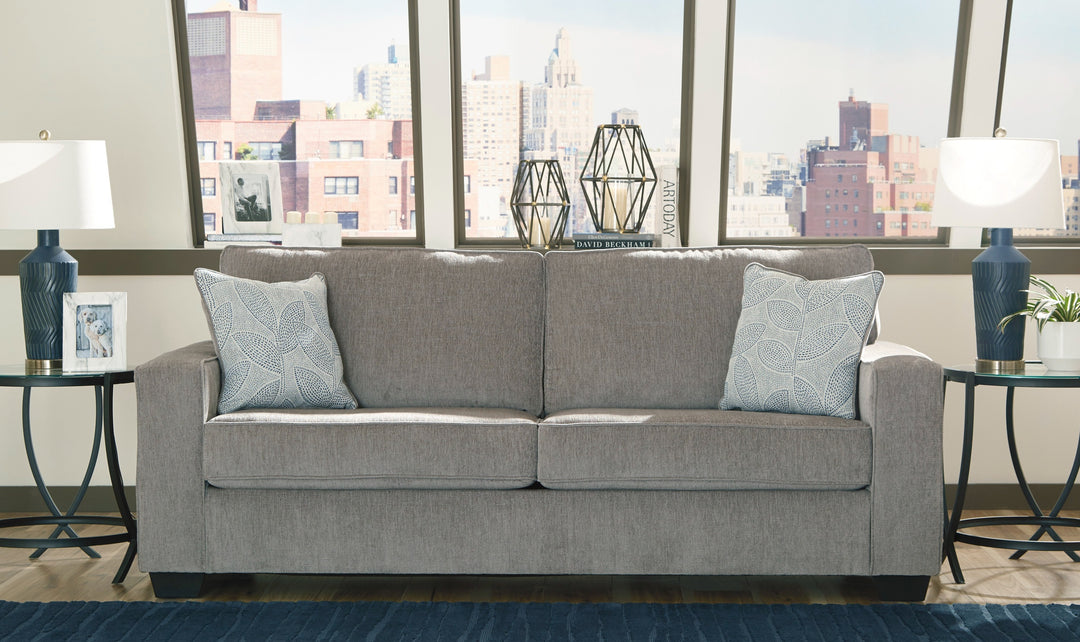 Modern Heritage Altari 3-Seater Fabric Sofa With Track Arms-Jennifer Furniture