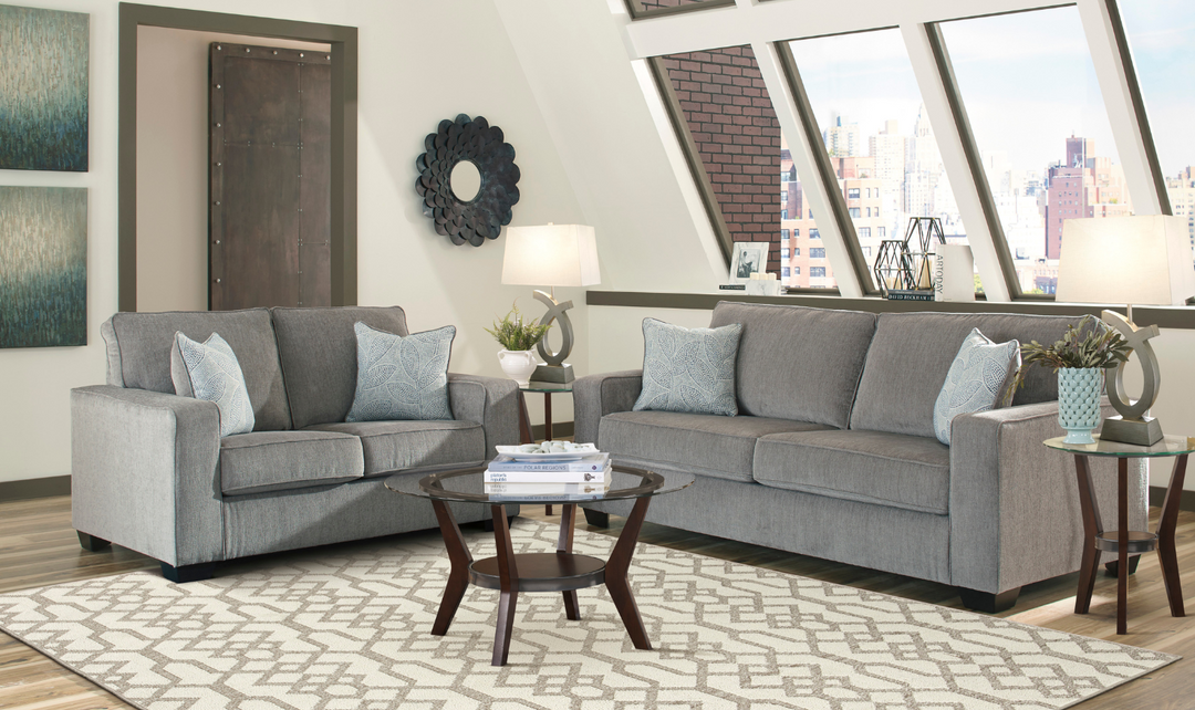 Modern Heritage Altari 3-Seater Fabric Sofa with Track Arms