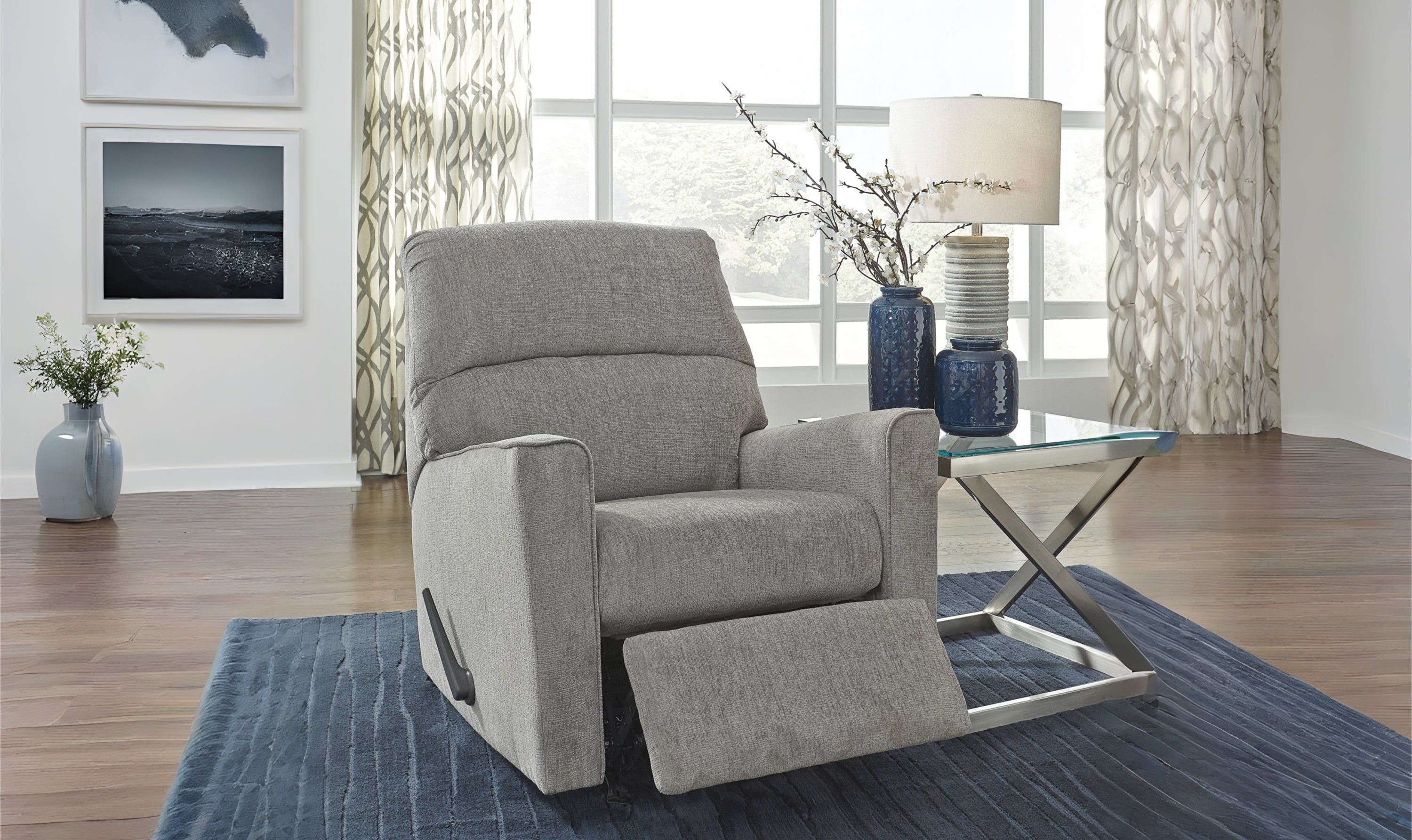 Modern Heritage Altari Fabric Rocking Reclining Chair