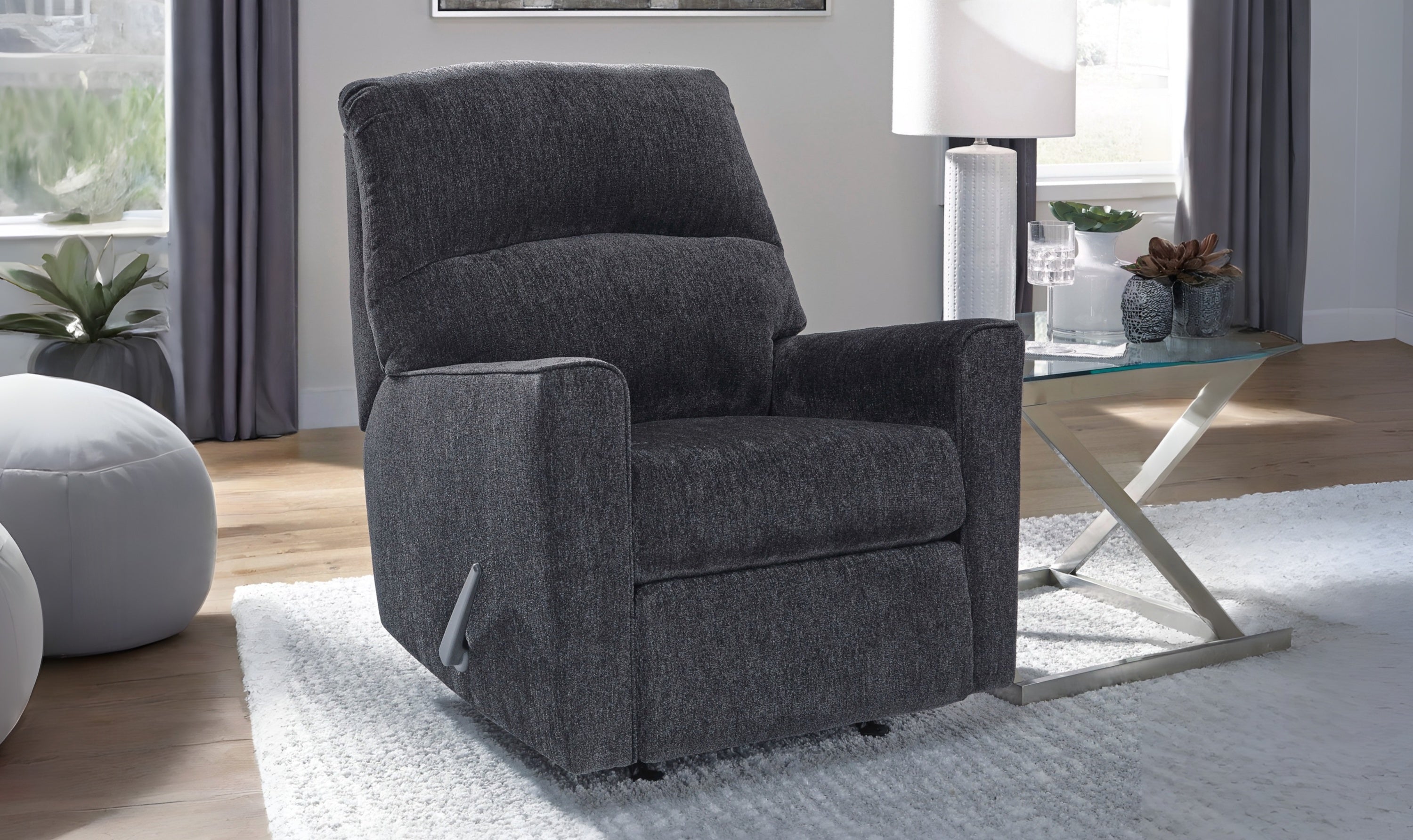 Modern Heritage Altari Fabric Rocking Reclining Chair