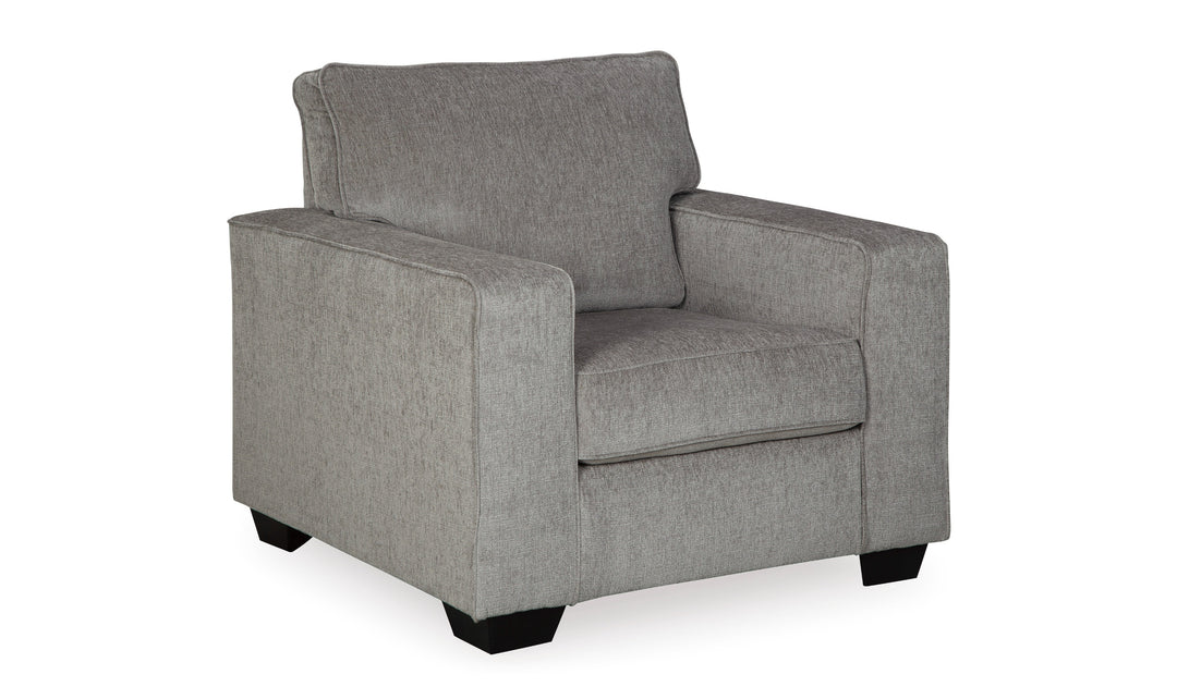 Modern Heritage Altari Fabric Wooden Chair with Track Arms & Cushion Back-Jennifer Furniture