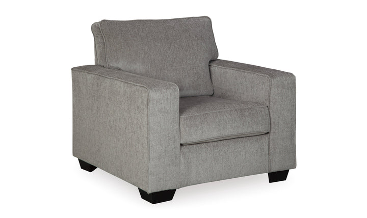 Modern Heritage Altari Fabric Wooden Chair with Track Arms & Cushion Back-Jennifer Furniture