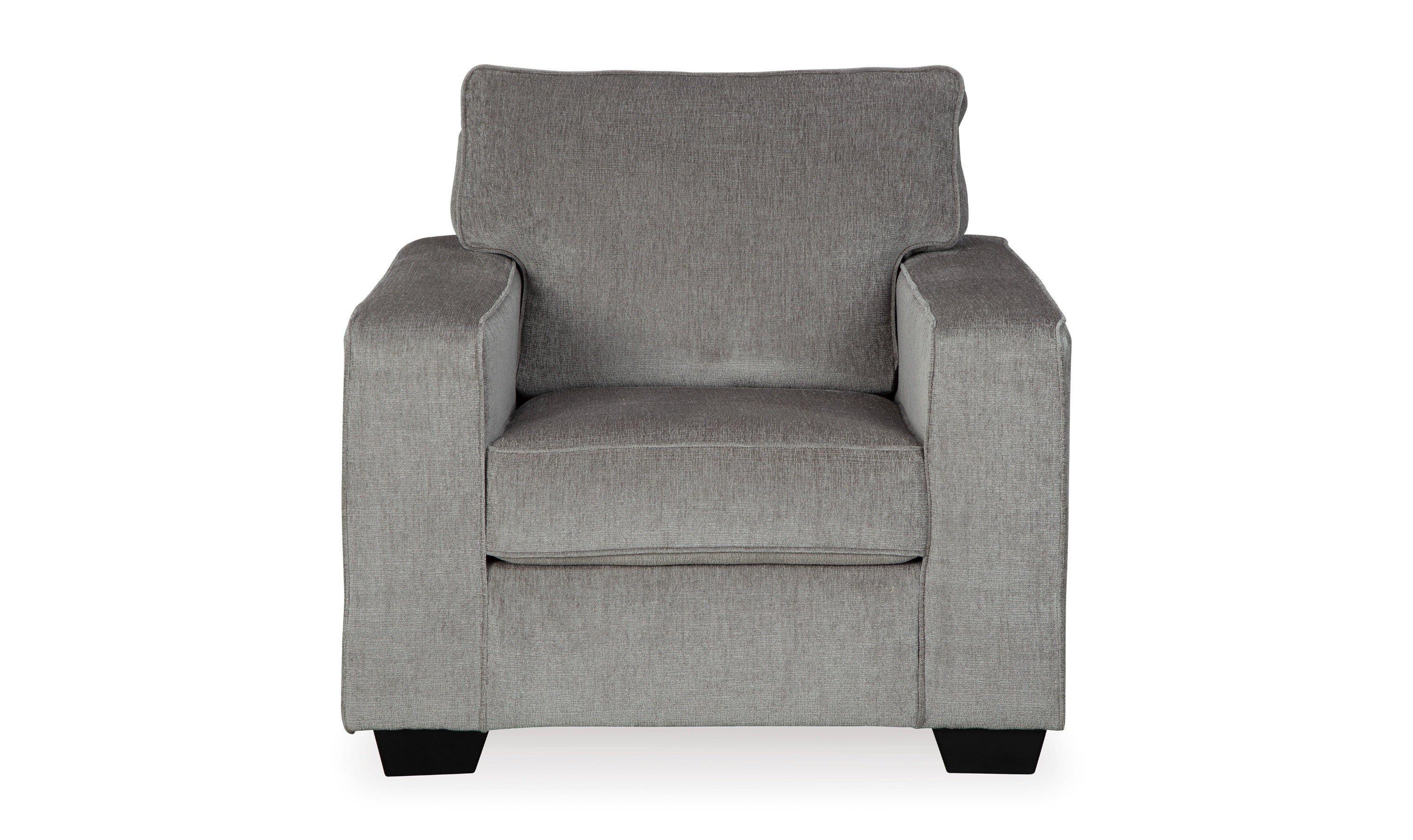 Modern Heritage Altari Fabric Wooden Chair with Track Arms & Cushion Back-Jennifer Furniture