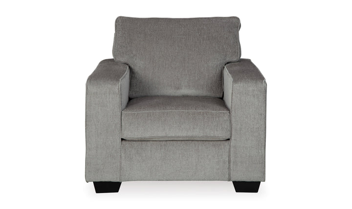 Modern Heritage Altari Fabric Wooden Chair with Track Arms & Cushion Back-Jennifer Furniture