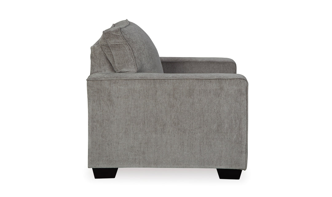 Modern Heritage Altari Fabric Wooden Chair with Track Arms & Cushion Back-Jennifer Furniture