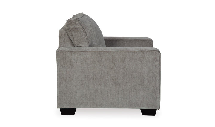 Modern Heritage Altari Fabric Wooden Chair with Track Arms & Cushion Back-Jennifer Furniture