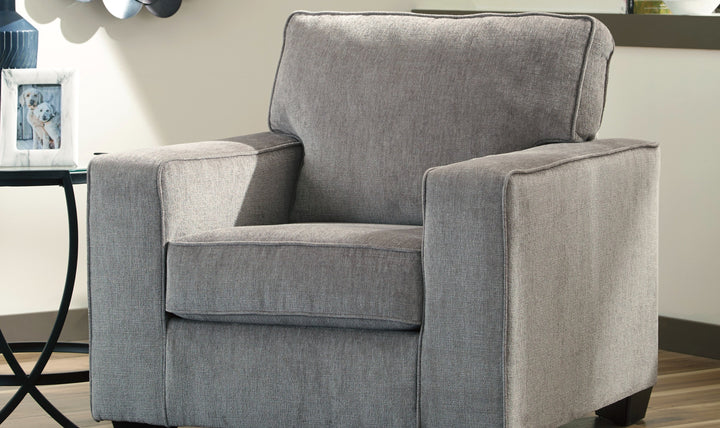 Modern Heritage Altari Fabric Wooden Chair with Track Arms & Cushion Back-Jennifer Furniture