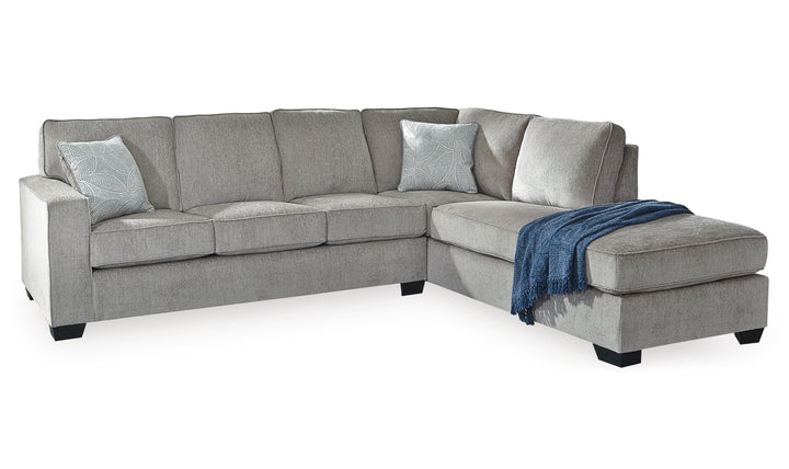 Modern Heritage Altari L-shaped Fabric Sectional Sofa with Track Arms-Jennifer Furniture