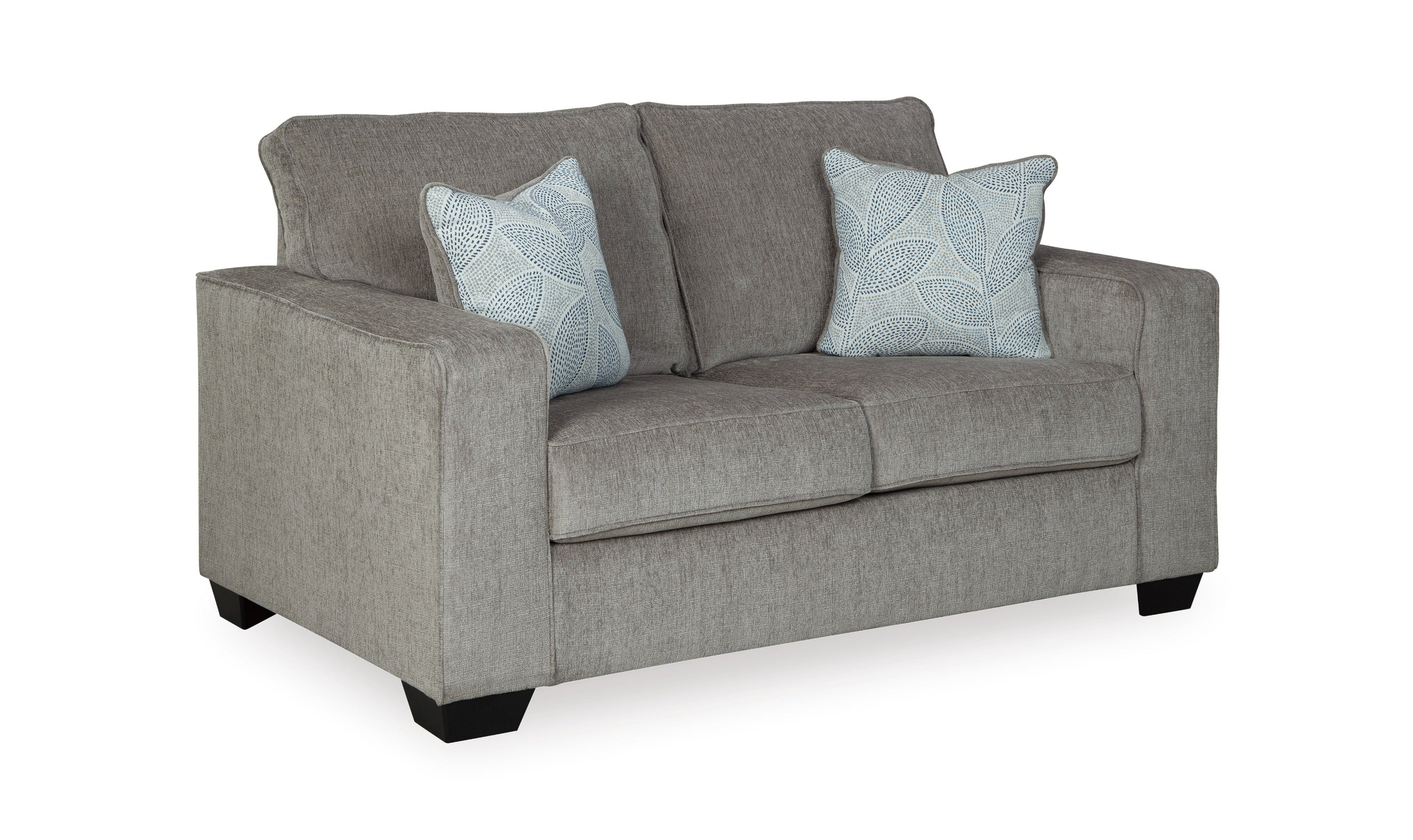 Modern Heritage Altari Stationary Fabric Loveseat with 2 Pillows-Jennifer Furniture