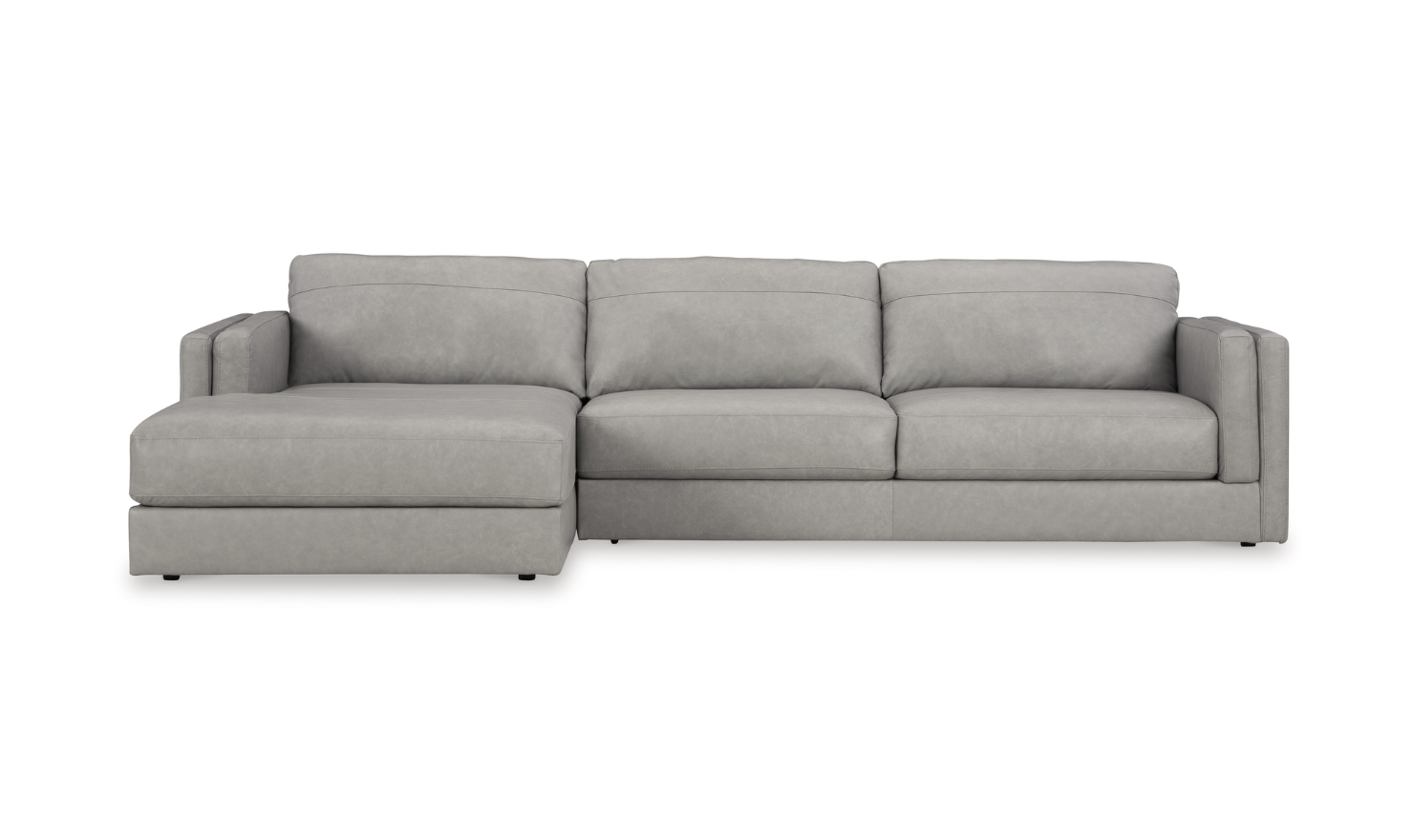 Modern Heritage Amiata 2-Piece Fabric Sectional with Chaise-Jennifer Furniture