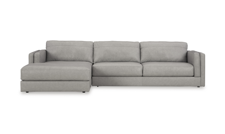 Modern Heritage Amiata 2-Piece Fabric Sectional with Chaise-Jennifer Furniture