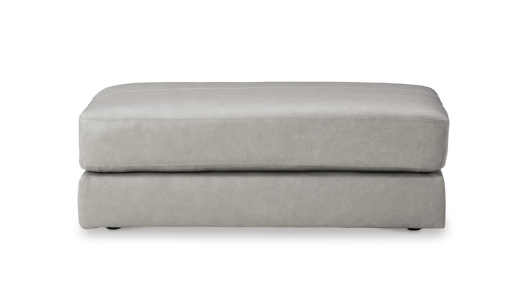 Modern Heritage  Amiata Oversized Accent Leather Ottoman-Jennifer Furniture