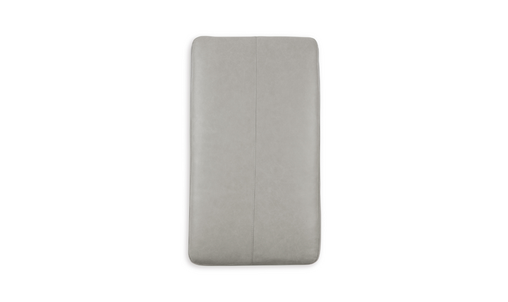 Modern Heritage  Amiata Oversized Accent Leather Ottoman-Jennifer Furniture