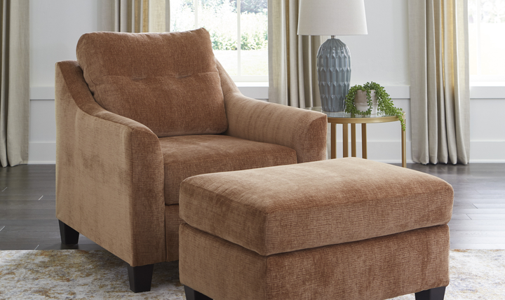 Modern Heritage Amity Bay Fabric Chair with Reversible Seat Cushion