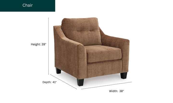 Modern Heritage Amity Bay Fabric Chair with Reversible Seat Cushion