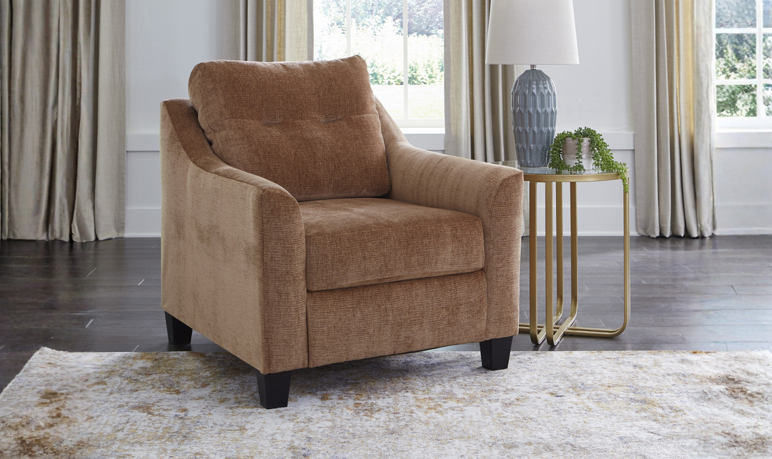 Modern Heritage Amity Bay Fabric Chair with Reversible Seat Cushion