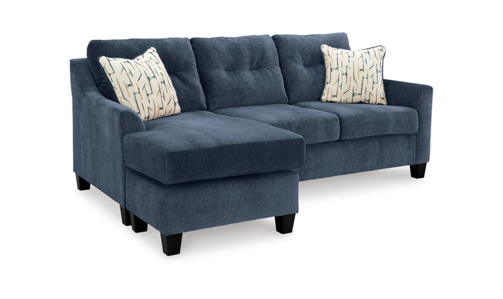 Modern Heritage Amity Bay Queen Sofa Chaise Sleeper with Memory Foam Mattress-Jennifer 