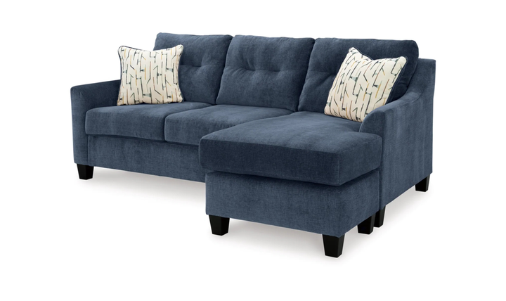 Modern Heritage Amity Bay Queen Sofa Chaise Sleeper with Memory Foam Mattress-Jennifer 