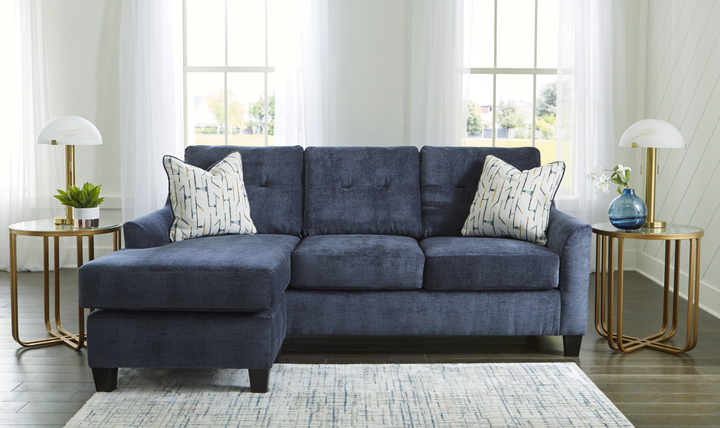 Modern Heritage Amity Bay Queen Sofa Chaise Sleeper with Memory Foam Mattress-Jennifer 