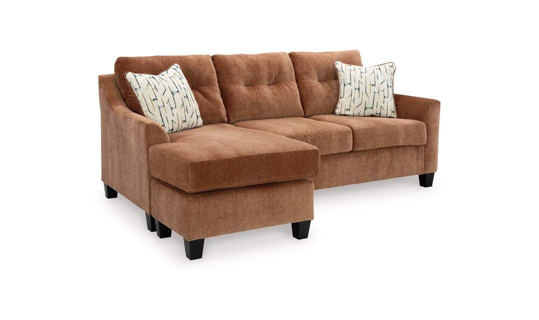 Modern Heritage Amity Bay Queen Sofa Chaise Sleeper with Memory Foam Mattress-Jennifer 