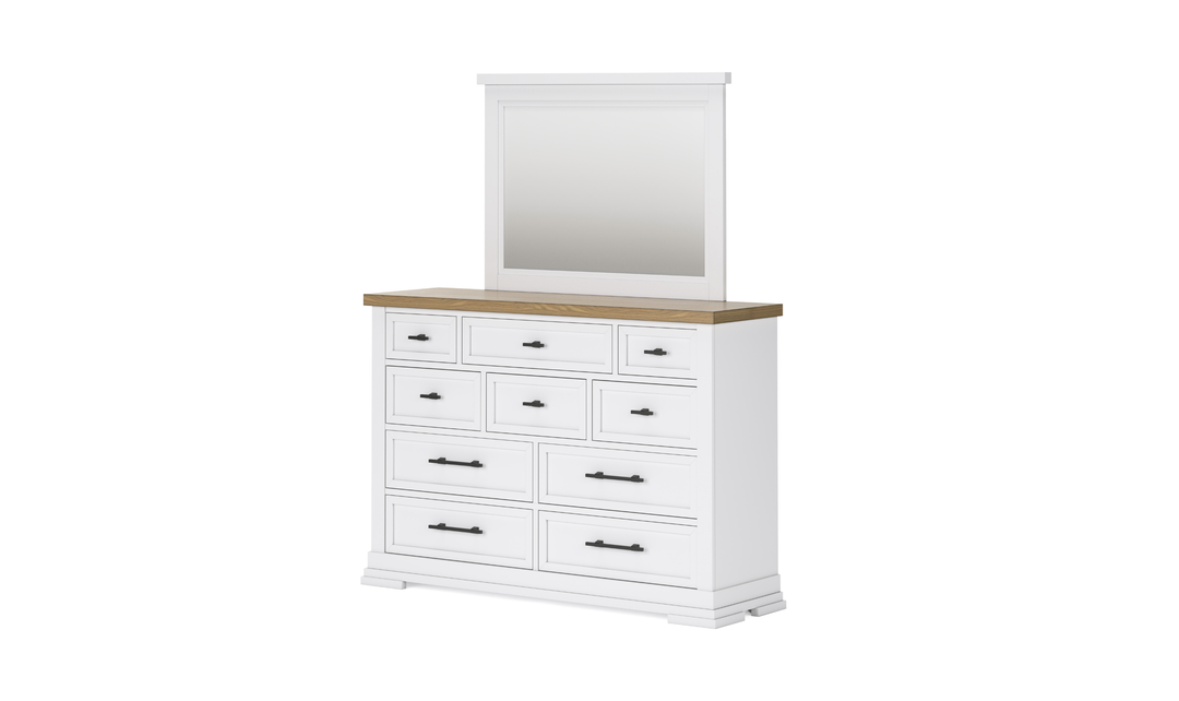 Modern Heritage Ashbryn Dresser and Mirror-jennifer Furniture