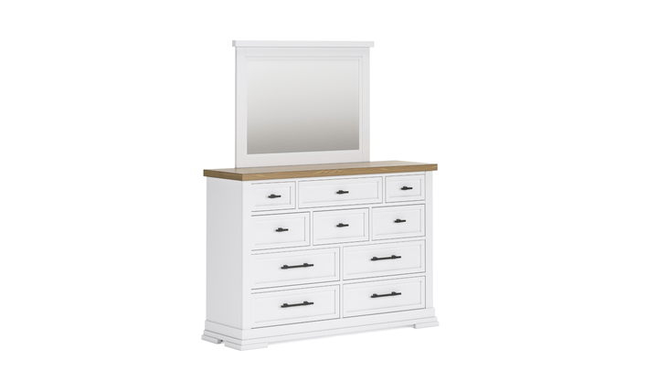 Modern Heritage Ashbryn Dresser and Mirror-jennifer Furniture