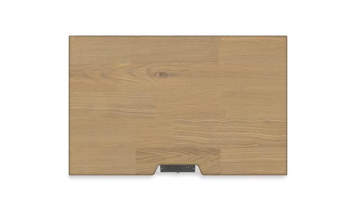 Modern Heritage Ashbryn Three Drawer Nightstand with Dual USB Ports