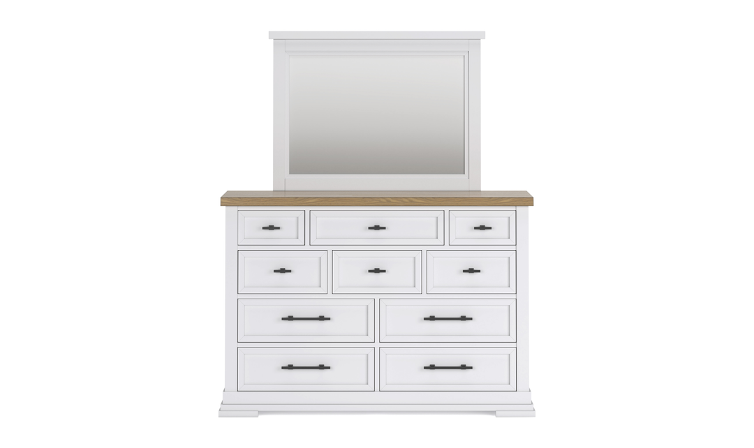 Modern Heritage Ashbryn Dresser and Mirror-jennifer Furniture