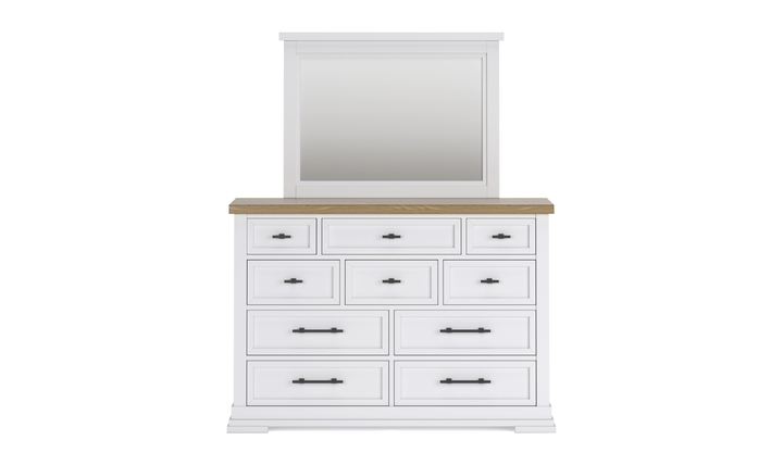 Modern Heritage Ashbryn Dresser and Mirror-jennifer Furniture