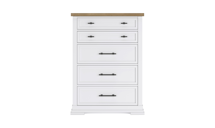 Modern Heritage Ashbryn Five Drawer Chest-Jennifer Furniture