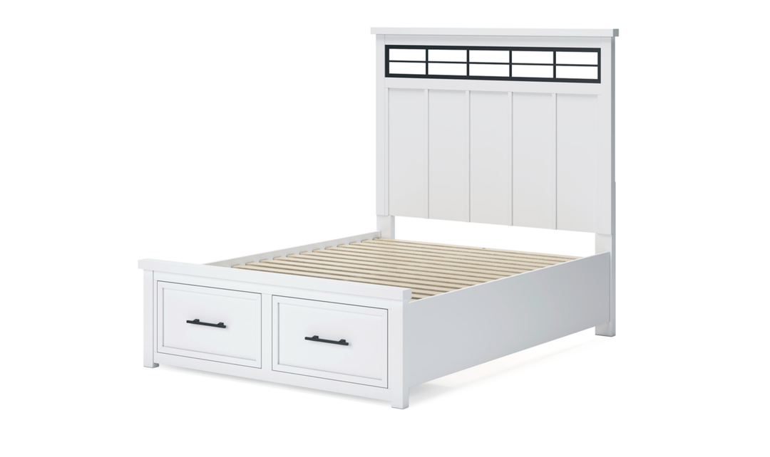Modern Heritage Ashbryn Queen Panel Storage Bed-Jennifer Furniture