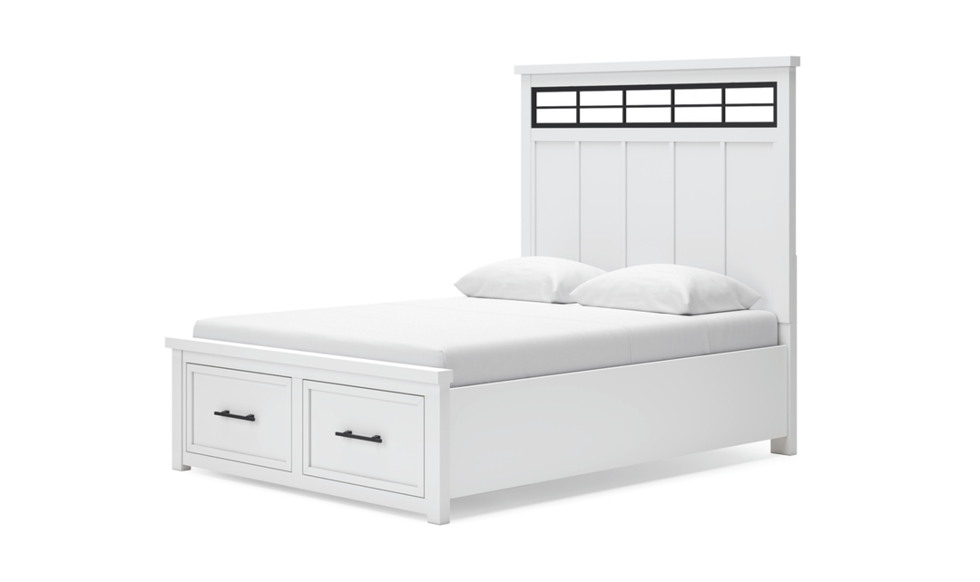 Modern Heritage Ashbryn Queen Panel Storage Bed-Jennifer Furniture