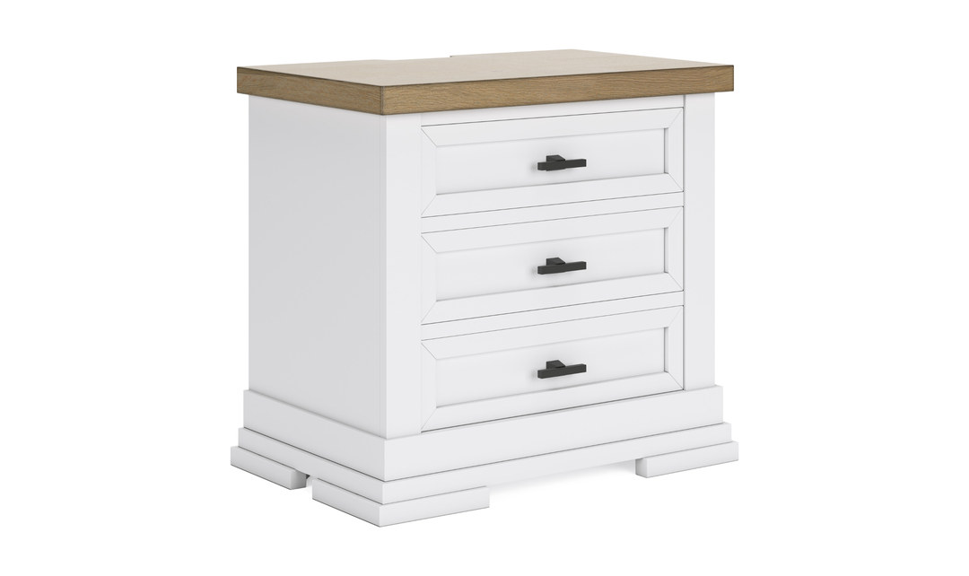 Modern Heritage Ashbryn Three Drawer Nightstand-jennifer Furniturre