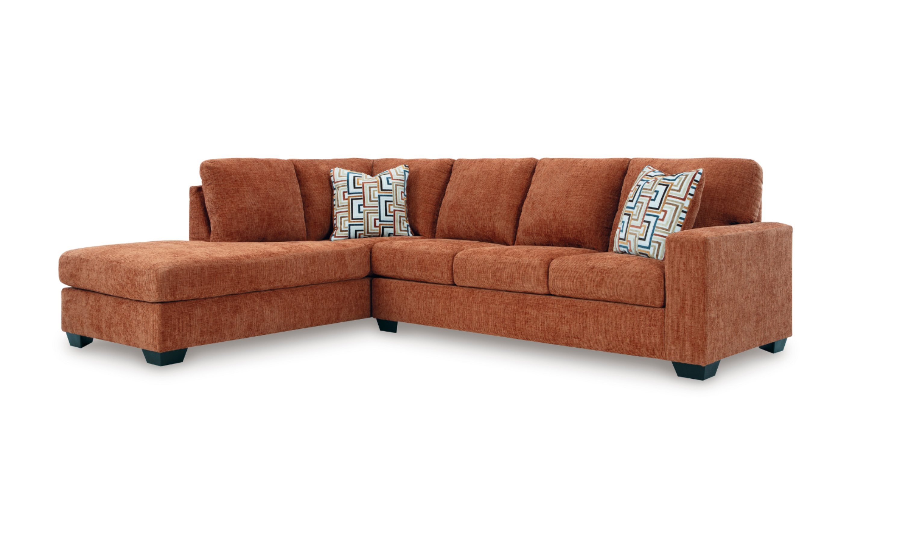 Modern Heritage Aviemore 2-Piece Fabric Sectional Sofa Chaise