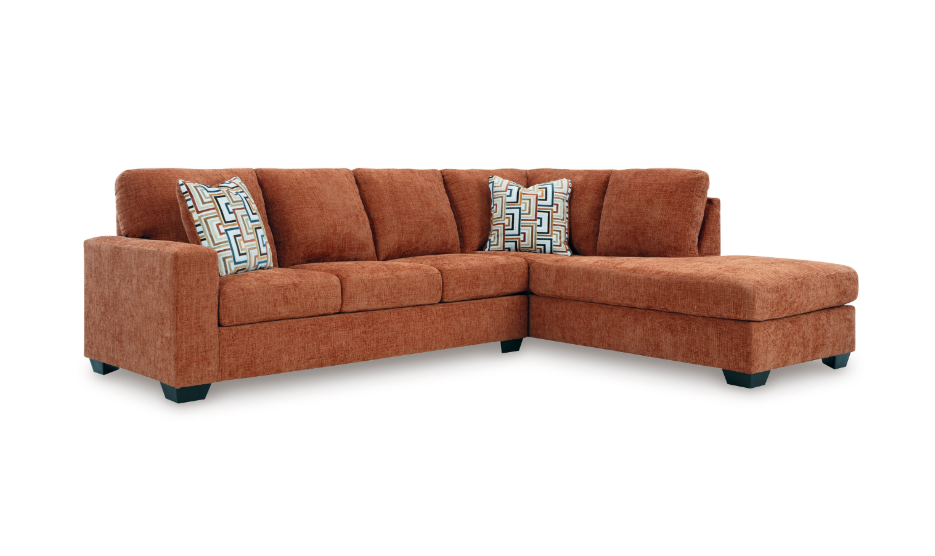 Modern Heritage Aviemore 2-Piece Fabric Sectional Sofa Chaise