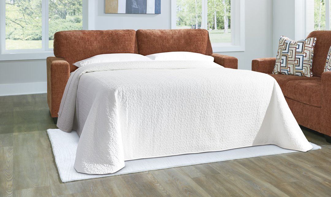 Modern Heritage Aviemore 2 Seater Pull-Out Queen Sofa Sleeper with memory Foam Mattresses-Jennifer furniture