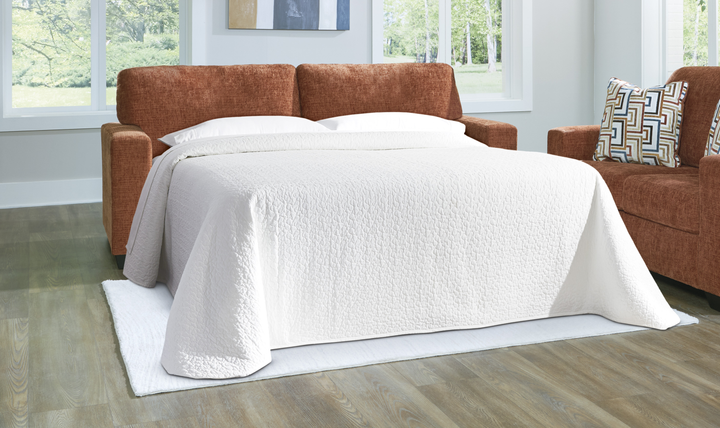 Modern Heritage Aviemore 2 Seater Pull-Out Queen Sofa Sleeper with memory Foam Mattresses-Jennifer furniture