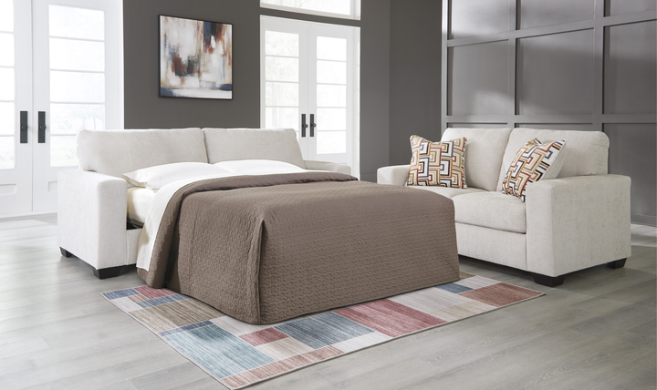 Modern Heritage Aviemore 2 Seater Pull-Out Queen Sofa Sleeper with memory Foam Mattresses-Jennifer furniture
