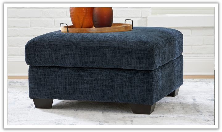 Modern Heritage Aviemore Fabric Oversized Accent Ottoman