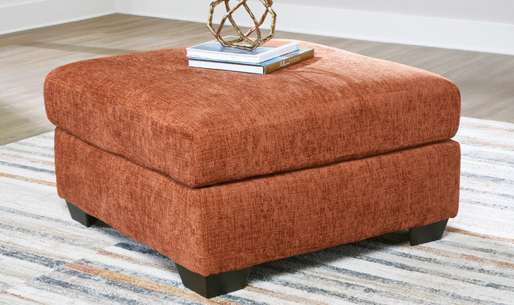 Modern Heritage Aviemore Fabric Oversized Accent Ottoman