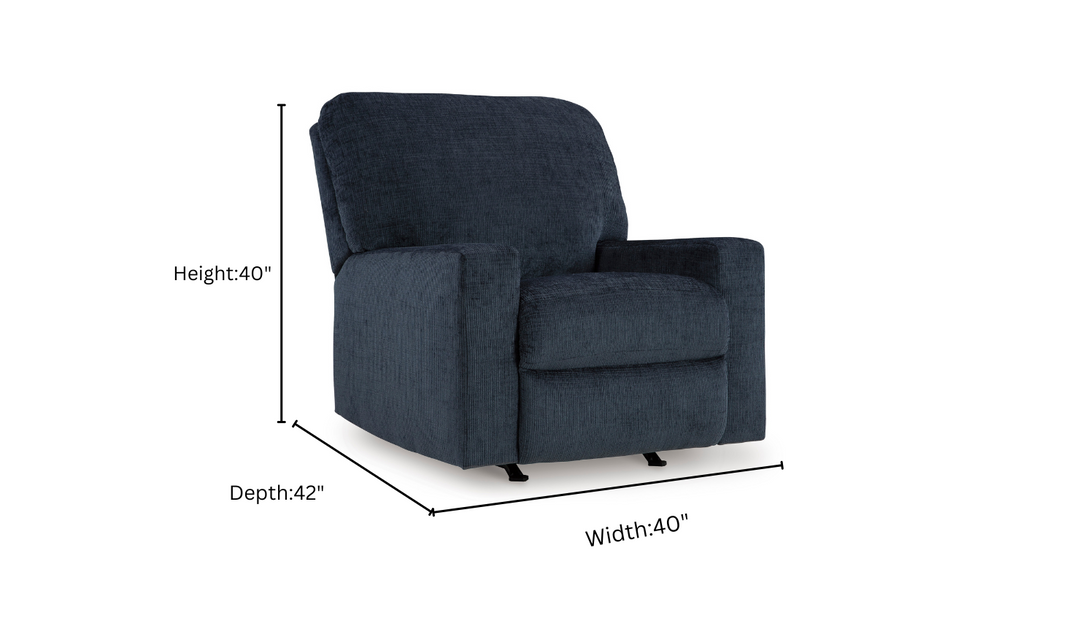 Modern Heritage Aviemore Rocker Recliner Chair In Fabric